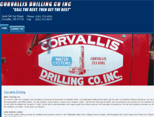 Tablet Screenshot of corvallisdrillingco.com